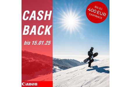 CANON Winter Cashback-Aktion